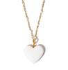 MATTER MATTERS Follow Your Heart Necklace - Light blue/Tan - Thumbnail 1