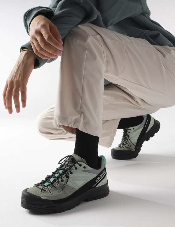 スニーカー Salomon XALP LTR Black Green Miliu Bay SALOMON X-ALP LTR shoes - Black/Green Milieu/Bay | Garmentory