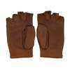 HERMÉS Perforated Full Grain Leather Fingerless Driving Gloves - Thumbnail 3