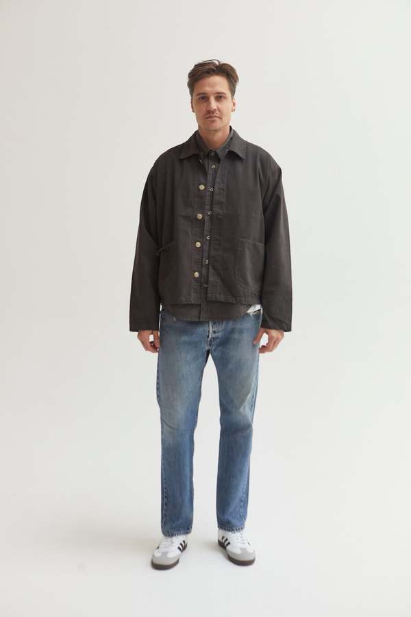 Asher Cam Work Jacket - Vintage Black Asher Cam Work Jacket - Vintage Black