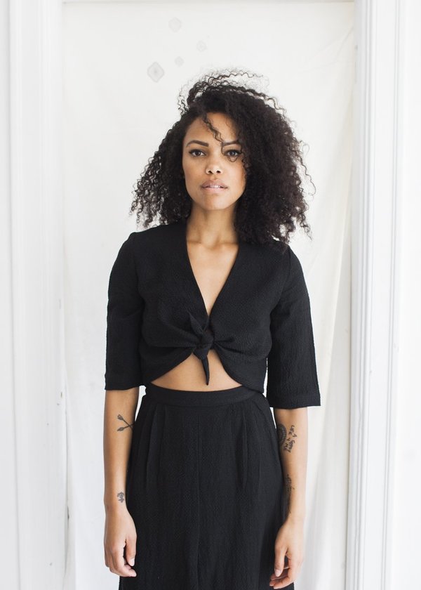 First Rite Tie Blouse First Rite Tie Blouse
