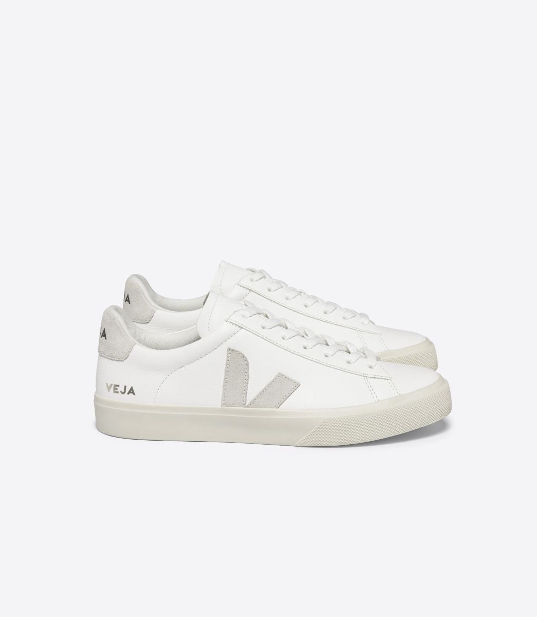 VEJA Campo Chromefree Leather Shoes - White Natural | Garmentory