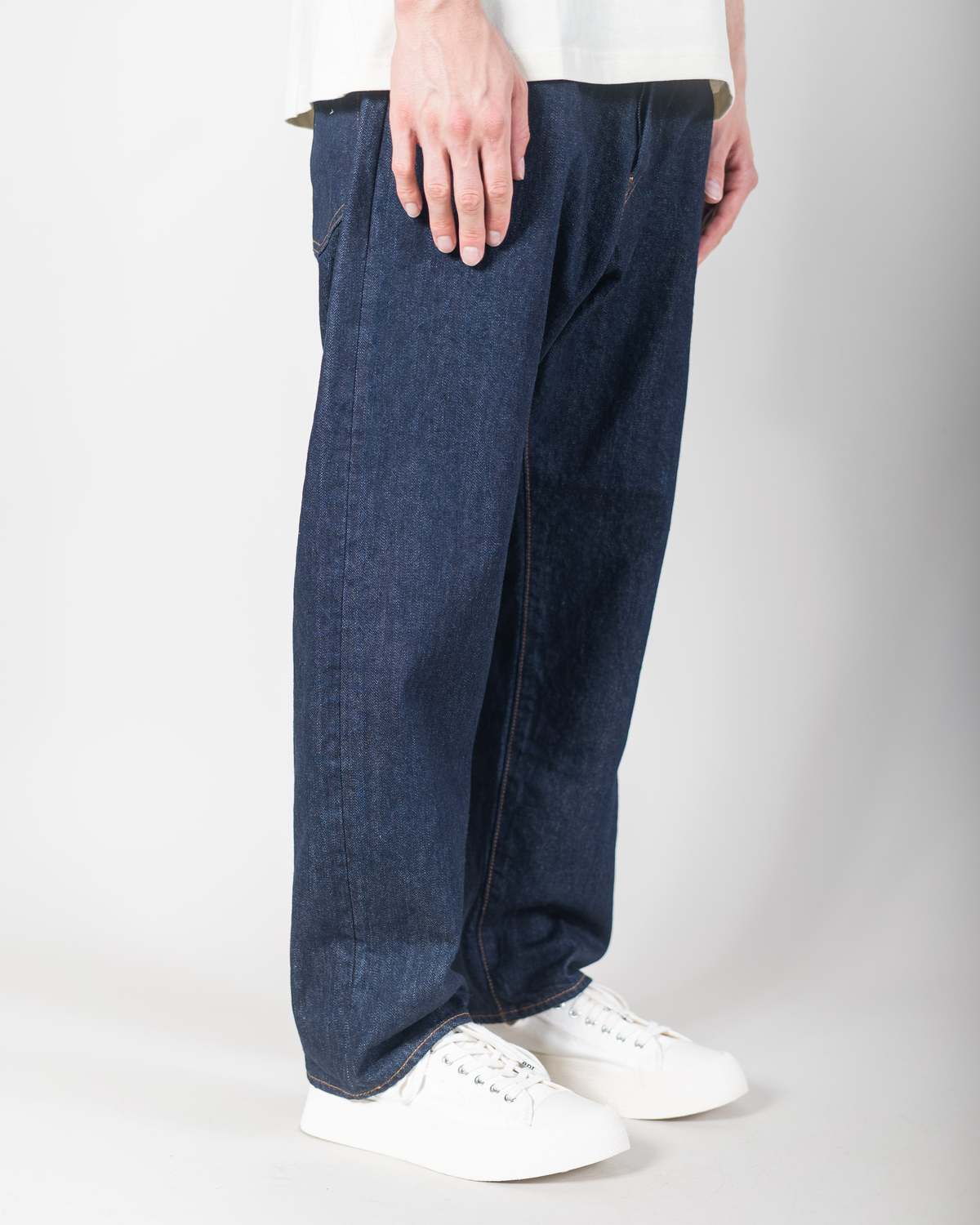 ORDINARY FITS 108 TYPE LOOSE ANKLE DENIM - ONE WASH | Garmentory