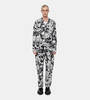 Davi Cargo Pant - Black/White Floral - Thumbnail 4