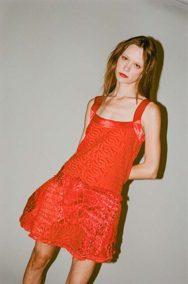 Tigra Tigra Ballet Dress - Fire Coral