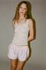 Tigra Tigra Hand-embroidered Sport Short - Pale Pink - Thumbnail 1