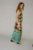 Tigra Tigra Kantha Cargo Pant - Teal - Thumbnail 8