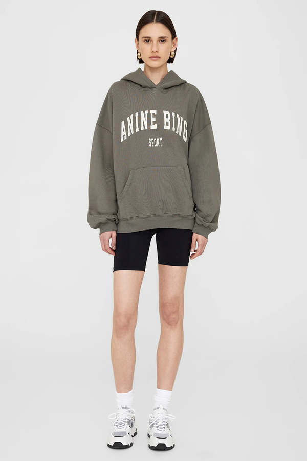 Anine Bing Harvey Sweatshirt - Dusty Olive