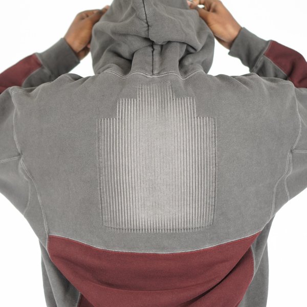 Cav Empt Overdyed Ziggurat Patch Heavy Hoody - Black