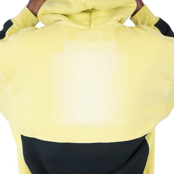 Cav Empt Overdyed Ziggurat Patch Heavy Hoody - Yellow Cav Empt Overdyed Ziggurat Patch Heavy Hoody - Yellow