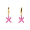 MATTER MATTERS Five Elements Fire Earrings - Red/Pink - Thumbnail 1