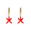 MATTER MATTERS Five Elements Fire Earrings - Red/Pink - Thumbnail 6