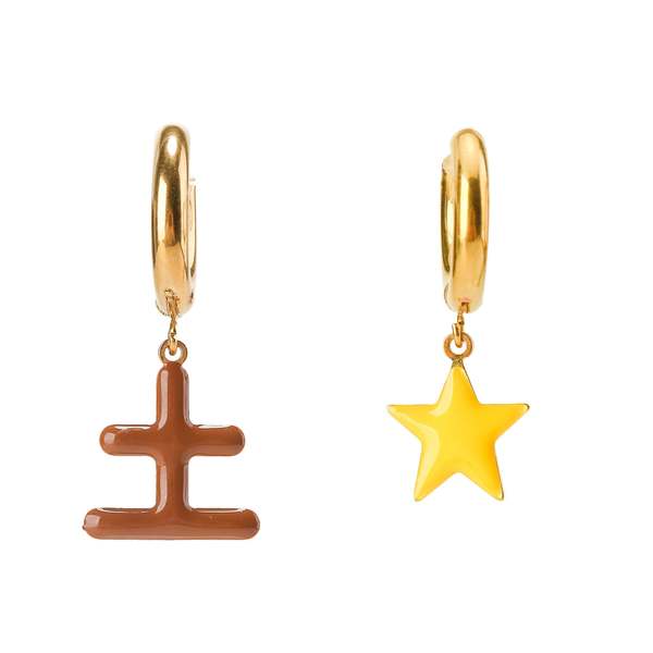 MATTER MATTERS Universe Saturn Earrings - Yellow