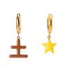 MATTER MATTERS Universe Saturn Earrings - Yellow - Thumbnail 1