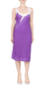 Christopher Esber Encased Lace Cami Tank Dress - Grape/White - Thumbnail 1