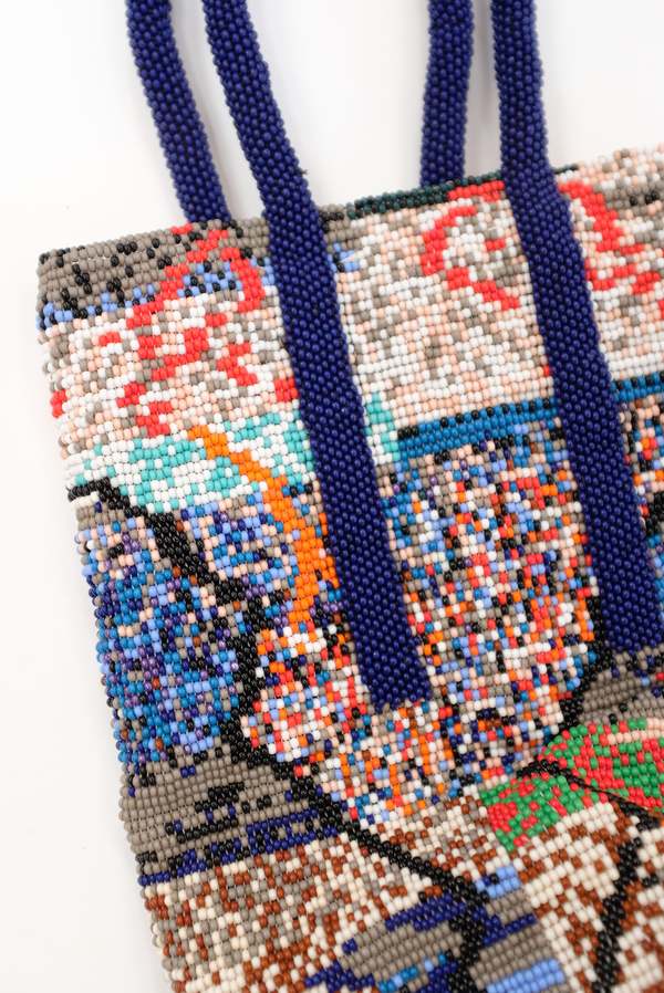 Cordera Beaded Bag - Blue Multi | Garmentory