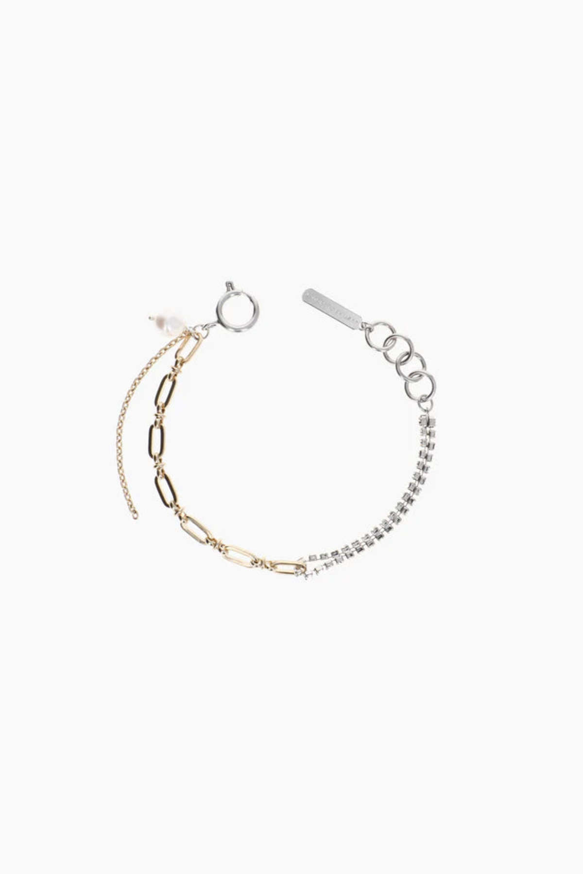 Justine Clenquet Holly Pearl Bracelet - Metallic - Image 1 of 2