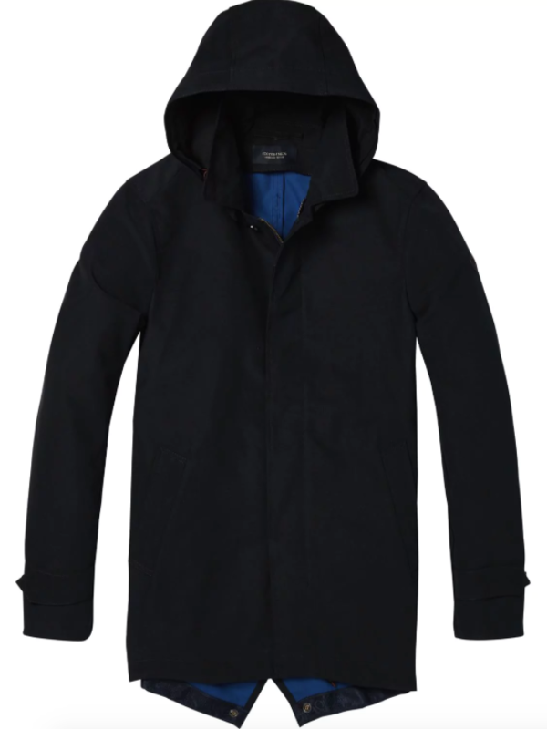 Scotch & Soda Fishtail Parka in Night Scotch & Soda Fishtail Parka in Night