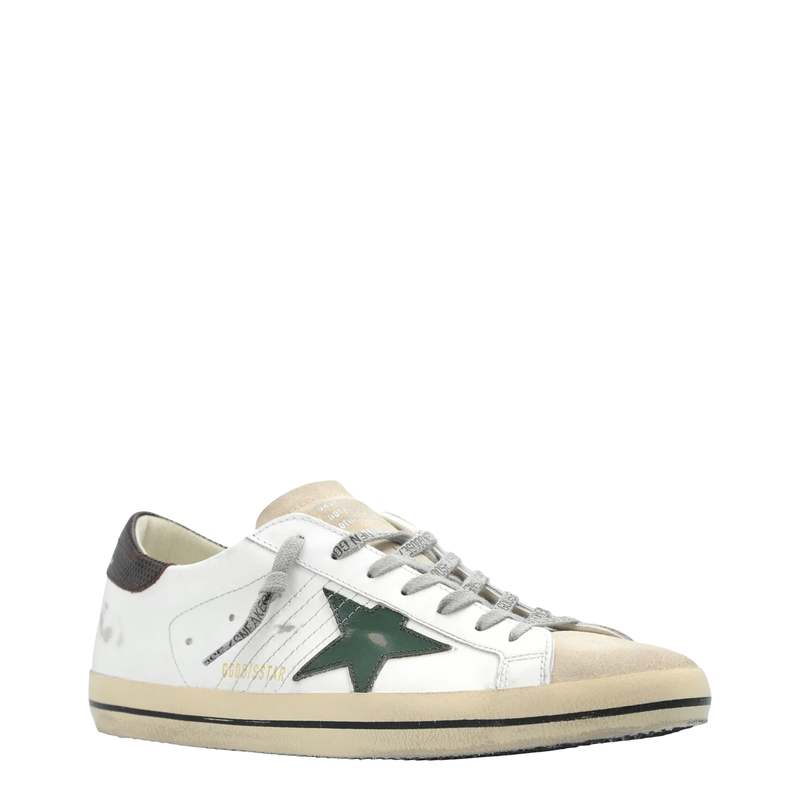 Golden Goose Super Star Man's Sneakers - White/Seedpearl