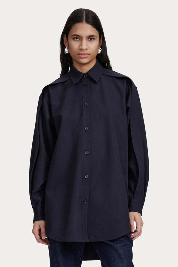 Rachel Comey Zanja Shirt - Navy | Garmentory