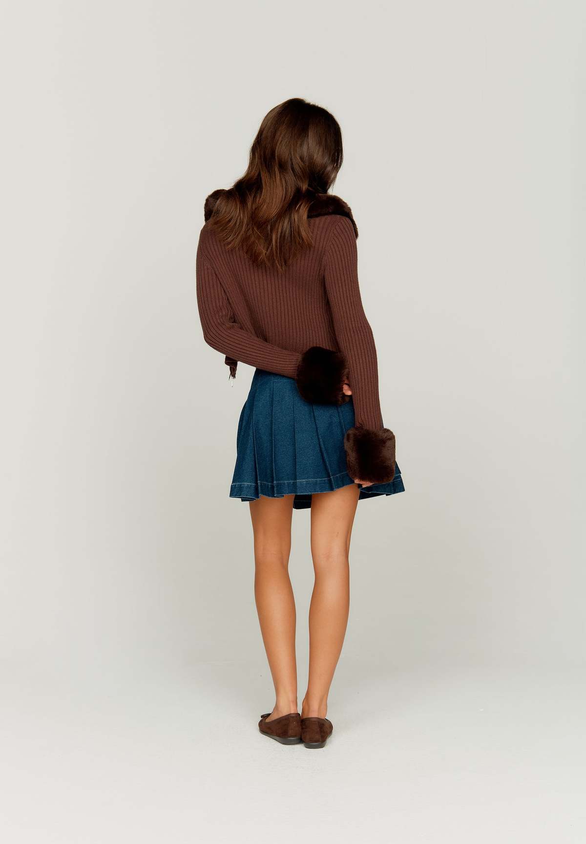 House of Sunny Peggy Jacket - Chocolate - Image 3 of 6