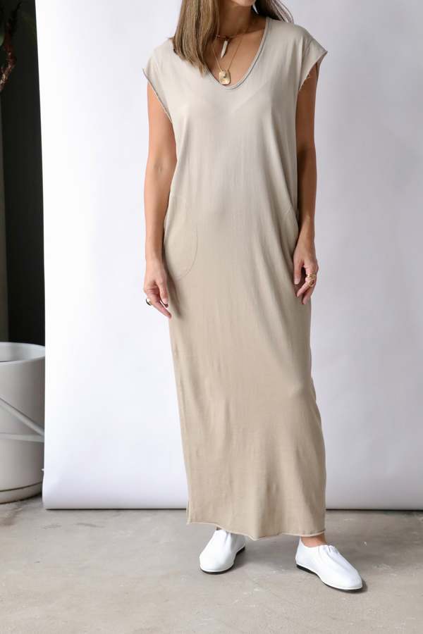 Raquel Allegra Cocoon Dress - Faded Sand | Garmentory