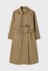Silk Laundry THE ITALIAN TRENCH - TAN - Thumbnail 5