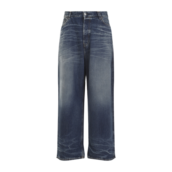 Acne Studios 2023M Broadway Cotton Jeans - MID BLUE | Garmentory