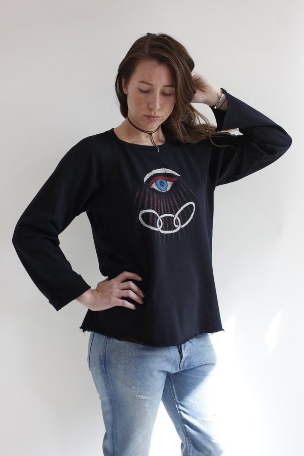 Raquel Allegra screen printed sweatshirt Raquel Allegra screen printed sweatshirt