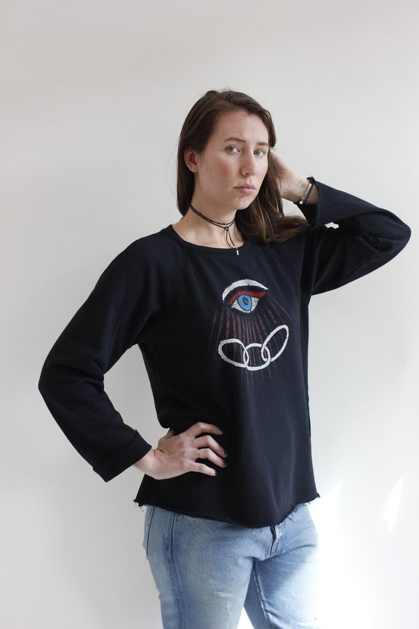 Raquel Allegra screen printed sweatshirt Raquel Allegra screen printed sweatshirt