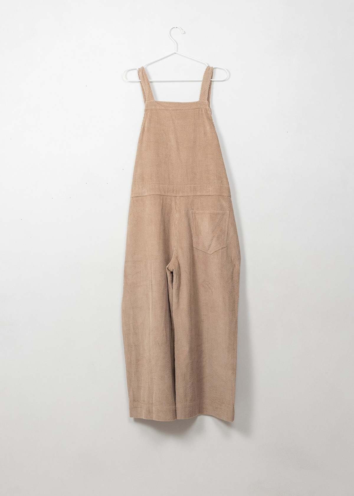 beige corduroy overall dress Denimist Slouch Bib Overall