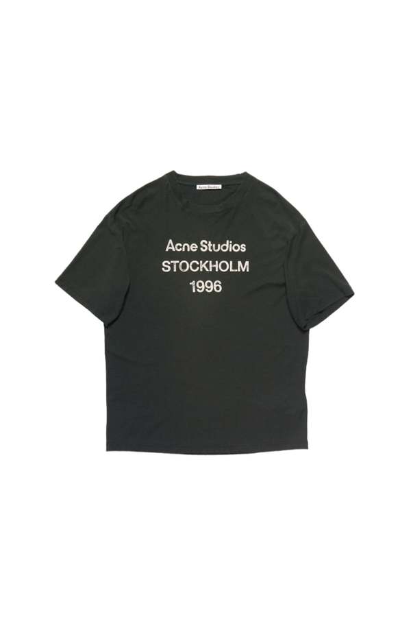 Acne Studios Logo 1996 T Shirt Faded Black Garmentory