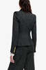 Smythe Crossover Blazer - Black Tweed - Thumbnail 3