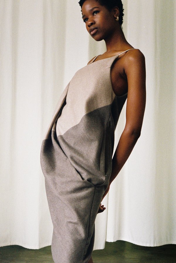 Omondi Two Tone Cashmere Dress Omondi Two Tone Cashmere Dress