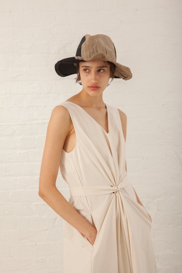 Reinhard Plank Jute & Paper Hat - Black/Natural Reinhard Plank Jute & Paper Hat - Black/Natural
