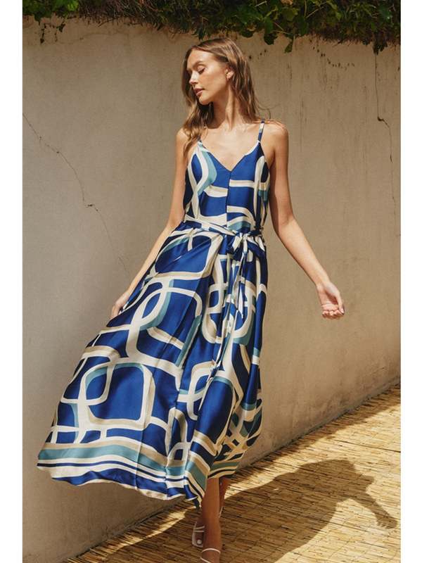 chinese dress ladies Thank You Maui Much Cut Out Maxi main image 1