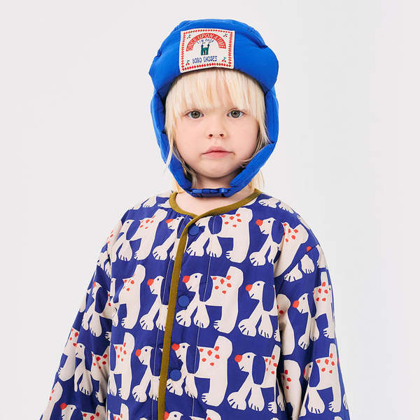 Kids Bobo Choses Child Padded Chapka Hat - Blue | Garmentory