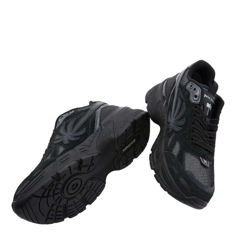 Palm Angels 関税込 PA 4 スニーカー PA 4 LEATHER SNEAKERS in GREY - WHITE for Men | Palm Angels®