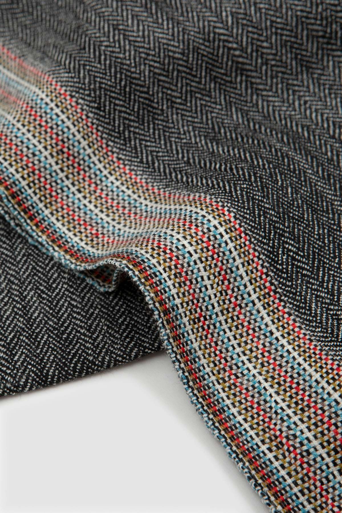 トップス UNIVERSAL PRODUCTS MERINO WOOL BORDER UNIVERSAL PRODUCTS MERINO WOOL BORDER CREW NECK KNIT style