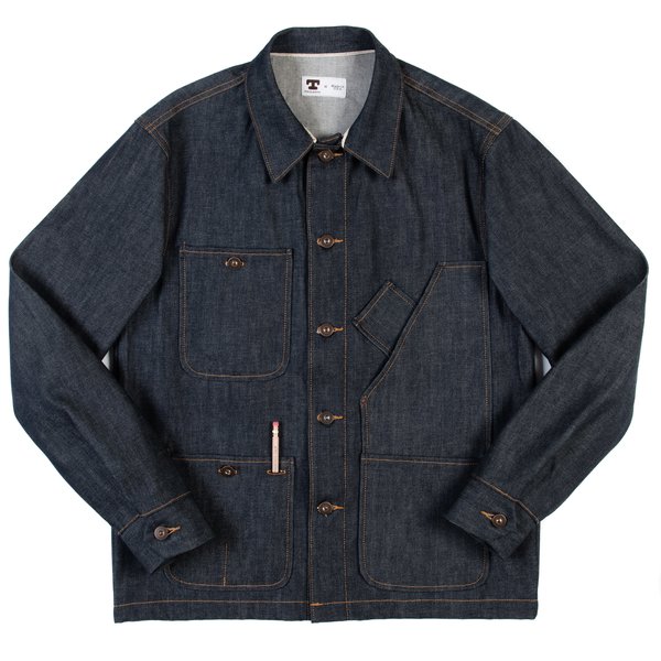Tellason Coverall Jacket - 12.5 oz Cone Mills Denim Tellason Coverall Jacket - 12.5 oz Cone Mills Denim