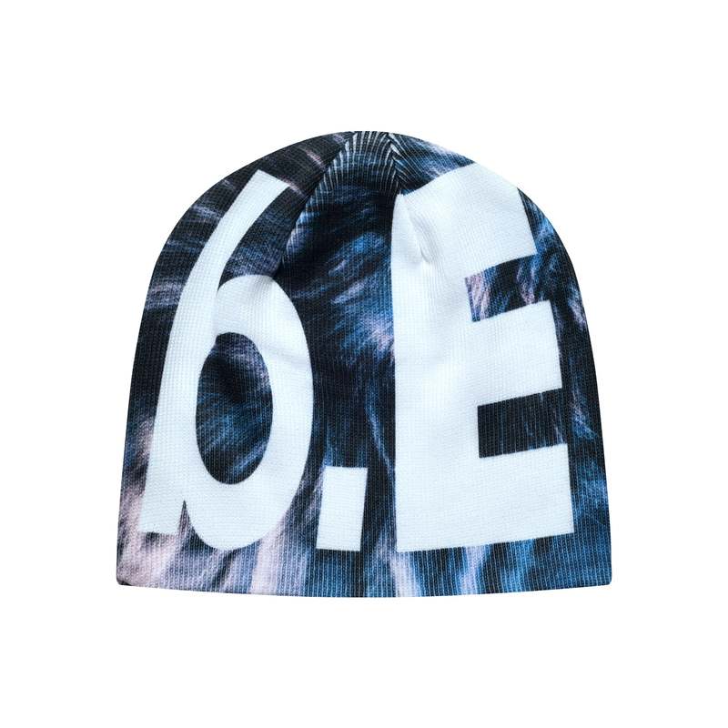 b.eautiful Fur Beanie - Blue | Garmentory