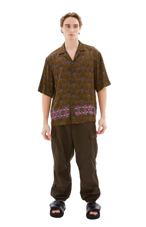 Dries Van Noten Cassi Shirt - Khaki | Garmentory