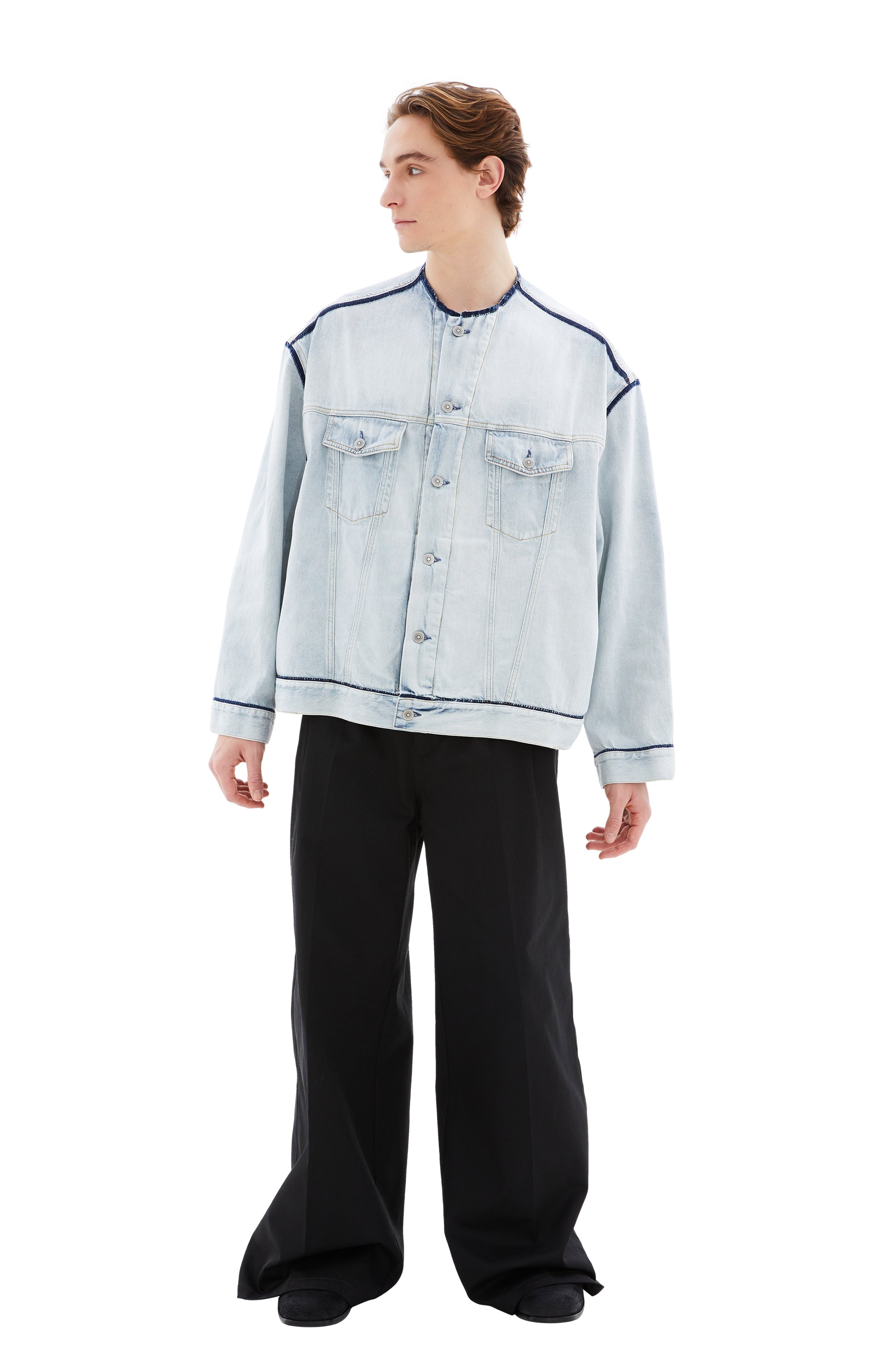 Denim Sports Jacket (Ice Blue) | Garmentory