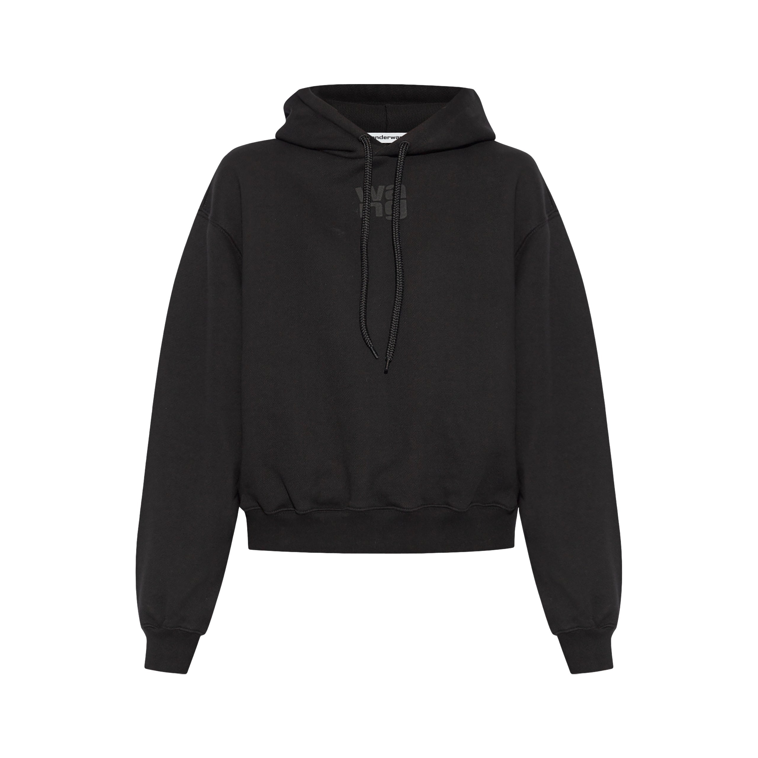 ALEXANDER WANG Essential Terry Hoodie With Puff Paint Logo