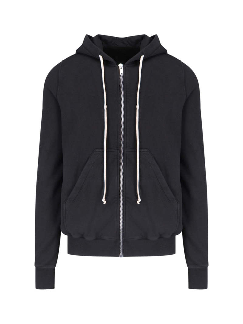 パーカー・フーディ RICK OWENS  Jumbo Jason cotton hoodie Rick Owens: Black Champion Edition Jumbo Jason's Hoodie | SSENSE