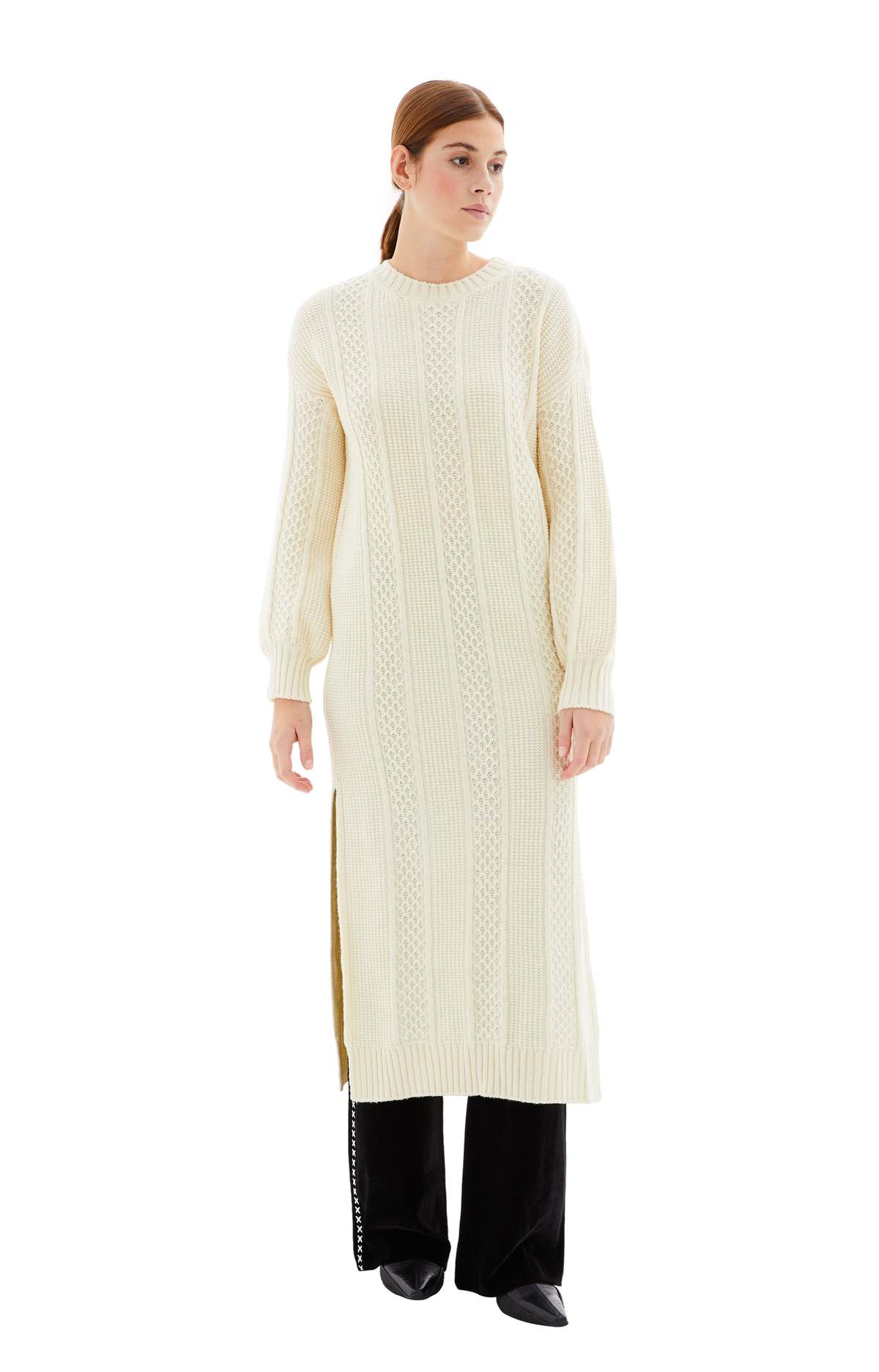 Golden Goose Journey Wool Dress - Beige | Garmentory Golden Goose Journey Wool Dress - Beige | Garmentory