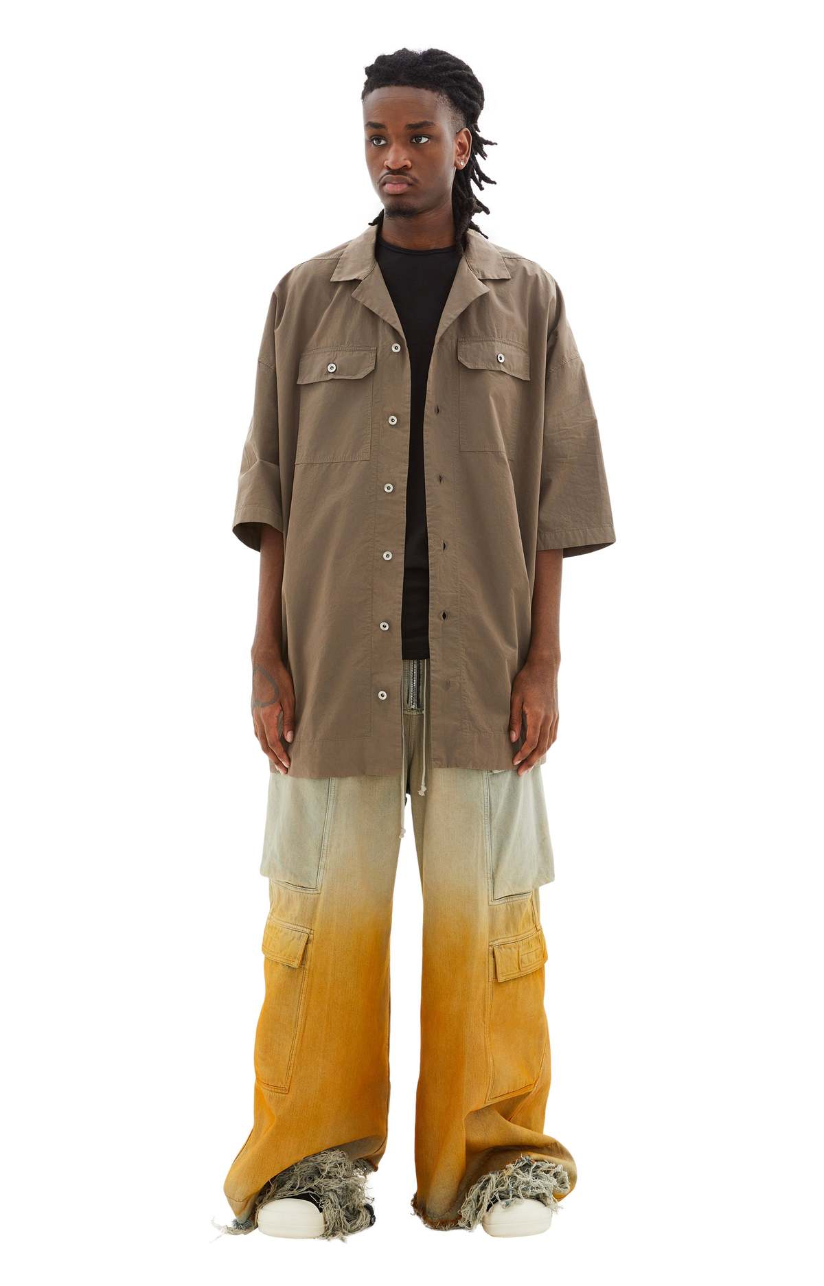 Rick Owens DRKSHDW Magnum Shirt - Made in Japan Black/Black