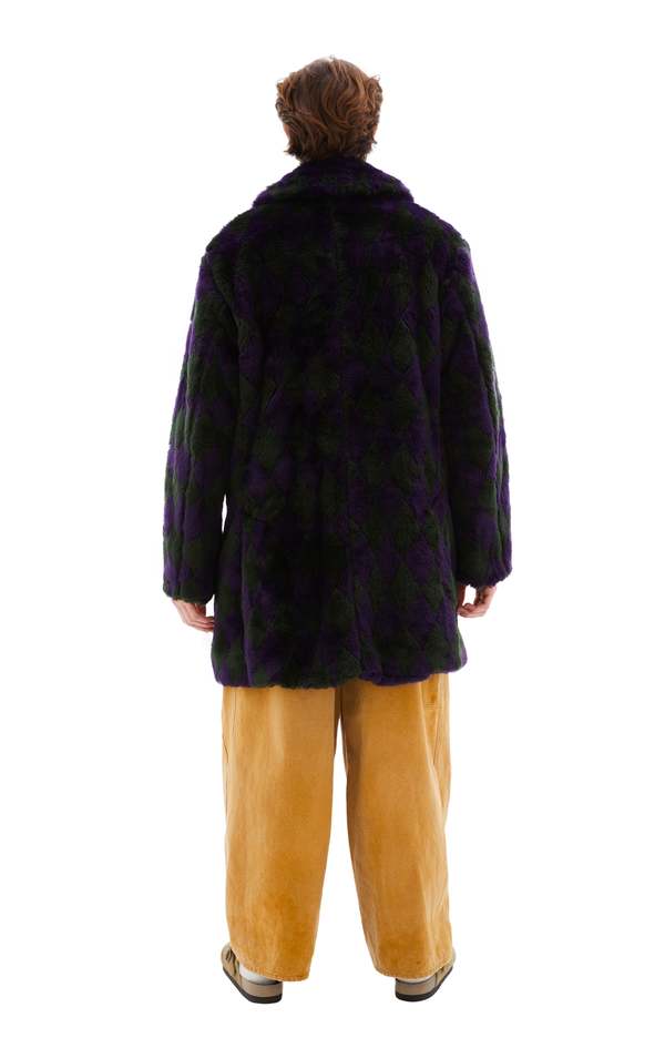 Needles Pea Coat - Green/Purple | Garmentory