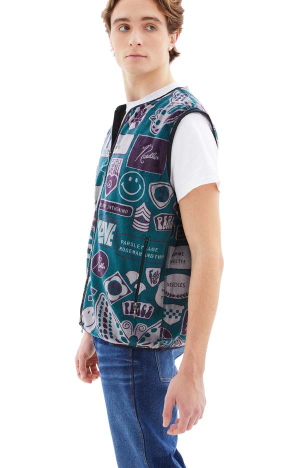 Needles Sportswear W.U. Piping Vest - Patch | Garmentory