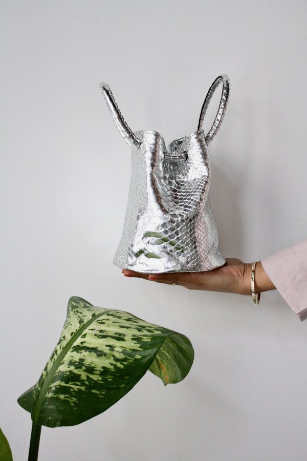 CAB Collection Jane bracelet bag - mirror croc CAB Collection Jane bracelet bag - mirror croc